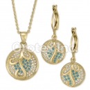 S 068 Gold Layered CZ Set